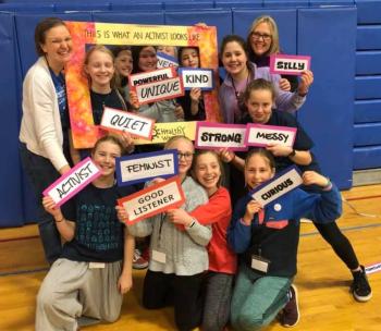 What it means to be part of the Girls Coalition. (Photo by Ellen Curtis)