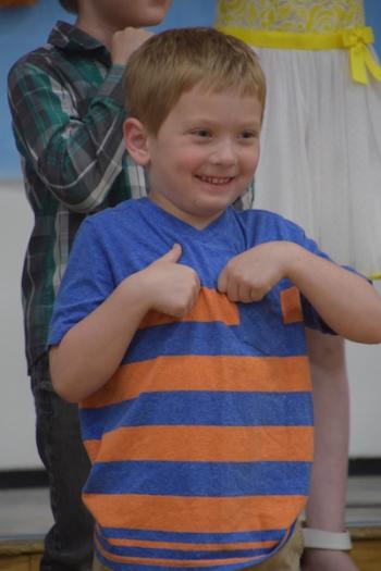 Austin Haskell, grade 1. (Photo courtesy Thomaston Grammar School)