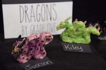 Dragons by grade 5. (Photo courtesy Thomaston Grammar School)