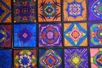 Patterns by grade 5. (Photo courtesy Thomaston Grammar School)