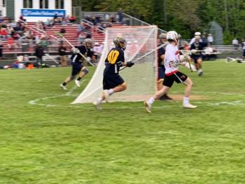 The Camden Hills boys lacrosse team in its June 5 playoff game. (Courtesy Steve Alex)