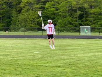 The Camden Hills boys lacrosse team in its June 5 playoff game. (Courtesy Steve Alex)