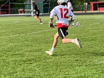 The Camden Hills boys lacrosse team in its June 5 playoff game. (Courtesy Steve Alex)