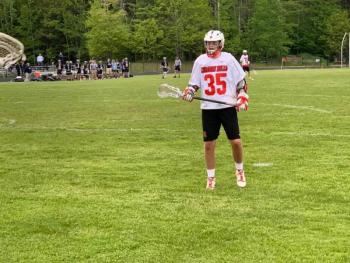 The Camden Hills boys lacrosse team in its June 5 playoff game. (Courtesy Steve Alex)