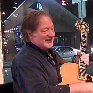 The Bill Barnes Duo performs at the Camden Opera House Blue Cafe on Friday.