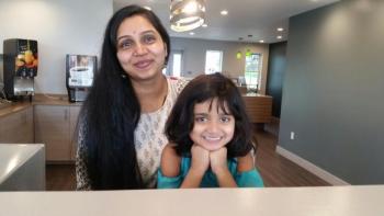Dee Patel and her daughter, Shree. (Photo by Sarah Shepherd)