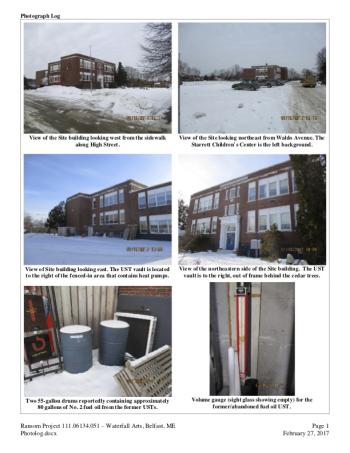 The Waterfall Arts building, in Belfast. (Photos courtesy Belfast Economic Development Director Thomas Kittredge)