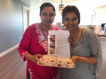 Dee Patel and Krishna Patel of Namaste Indian Food in Rockport. (Photo courtesy of Dee Patel)