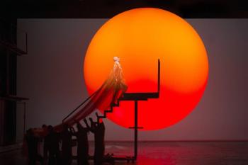 A scene from Glass's "Akhnaten" with Anthony Roth Costanzo in the title role. (Photo: Richard Hubert Smith / English National Opera)