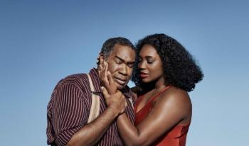 Eric Owens as Porgy and Angel Blue as Bess in the Gershwins' "Porgy and Bess." (Photo: Paola Kudacki / Met Opera)