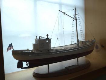A model of the Underwood that is in Southwest Harbor. (Photo courtesy Judy Bonzi)