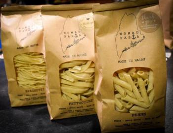 The pasta bagged and ready to be sold. (Courtesy Nick Grim)