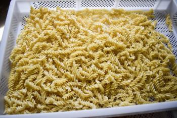 The pasta is ready! (Courtesy Nick Grim)