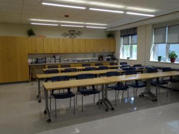 One of the new classrooms. (photo by Erica Thoms)