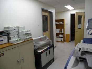 The school’s central office has moved into the new special education/adult education wing. (photo by Erica Thoms)