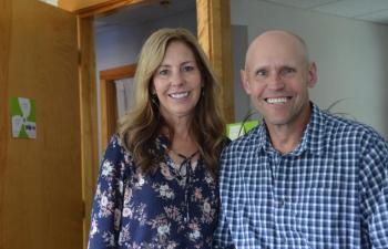 Tami and David Hirschfeld (Photo by Lynda Clancy)