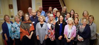 Local agencies receive 2019 grants from United Midcoast Charites. during the September 19 Community Celebration. (Photo by Marti Stone)