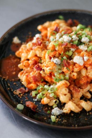 Buffalo Bacon Mac and Cheese on special at Ancho Honey. (Photo courtesy of Malcolm Bedell)