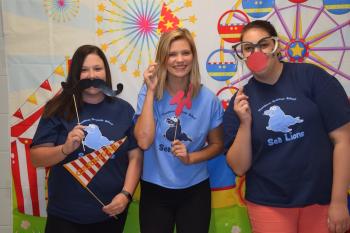 TGS teachers, Katie Cole, Tabbie Johnston, and Ashley Boden. (Photo courtesy Thomaston Grammar School)