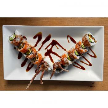 A spider roll at Satori. (Photo courtesy of Satori)