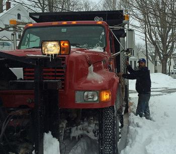 Keryn, with Truck 3, in 2015. (Photo by Holly Anderson)