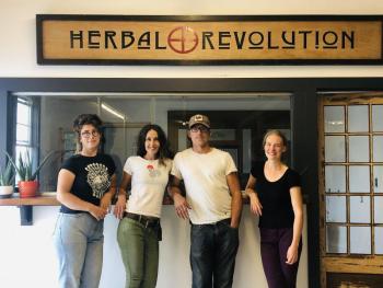 The staff of Herbal Revolution (Photo courtesy Katheryn Langelier)