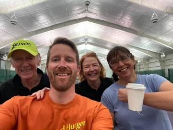 Participants from the Serving to End World Hunger event. (Courtesy Seth Meyer)