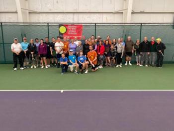 Participants from the Serving to End World Hunger event. (Courtesy Seth Meyer)