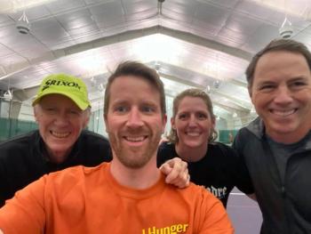 Participants from the Serving to End World Hunger event. (Courtesy Seth Meyer)