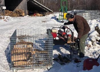 The object is to fill as many of these wire racks as possible. Photo courtesy Bob MacGregor