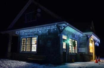 Rockport Harbor Master’s building, Marine Park, Rockport. (Photo by Lynda Clancy)