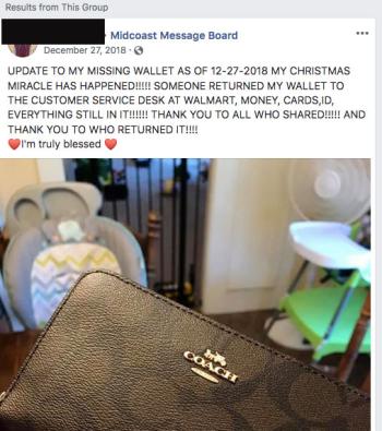 How Mainers take care of one another-one example.
Photo from Midcoast Message Board.