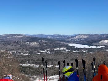 The Camden Hills alpine ski team at its Jan. 20 meet. (Courtesy Mike Smith)