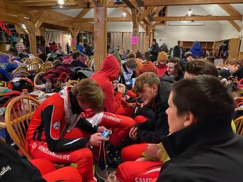 Members of the Camden Hills alpine ski team. (Courtesy Mike Smith)
