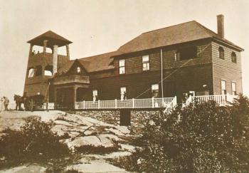 The Summit House on Mount Battie. (Photo courtesy Barbara F. Dyer)