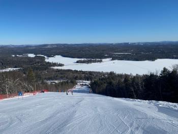 The scene of the alpine skiing state championships. (Courtesy Mike Smith)