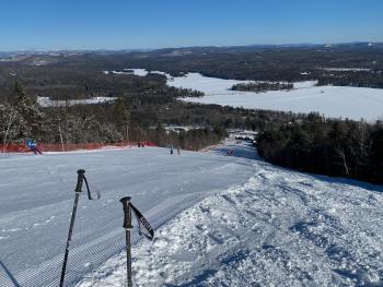 The scene of the alpine skiing state championships. (Courtesy Mike Smith)