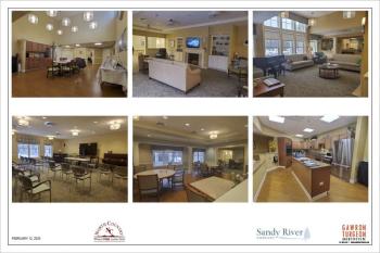 The inside of an existing Sandy River Company senior care facility in Brunswick. (Image courtesy Sandy River Company)