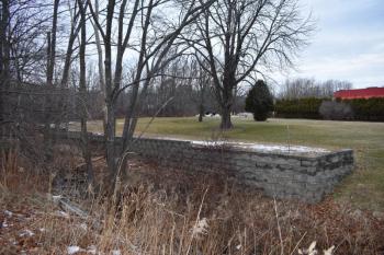 The application for a proposed monopole tower that would have been constructed in the rear of this parcel of Camden Street land was denied Tuesday, Feb. 18. (Photo by Sarah Thompson)
