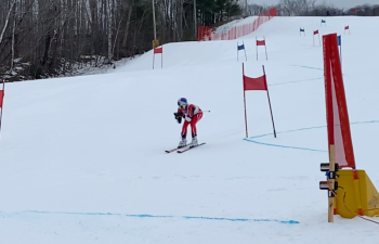 Camden Hills alpine skier Devon Smith. (Courtesy Mike Smith)