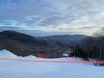 A scene from the Camden Snow Bowl meet Feb. 1. (Courtesy Mike Smith)
