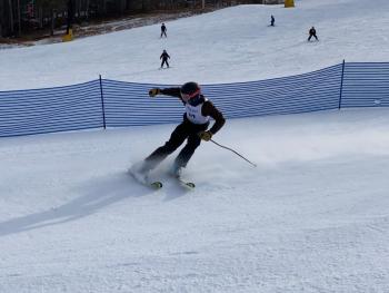 Camden Hills alpine skier Oscar Horovitz. (Courtesy Mike Smith)