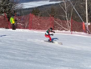Camden Hills alpine skier Lizzie Larsen-Leavins. (Courtesy Mike Smith)