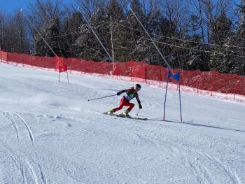 Camden Hills alpine skier Rhys White. (Courtesy Mike Smith)