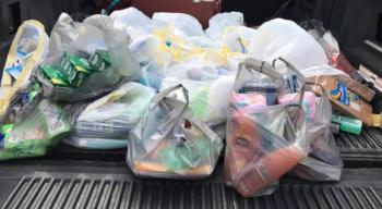 Products purchased for the South School comfort closet. (Courtesy Heather Anderson)