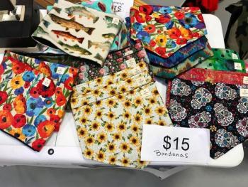 Bandanas created by Alicia Gaiero. (Courtesy photo)
