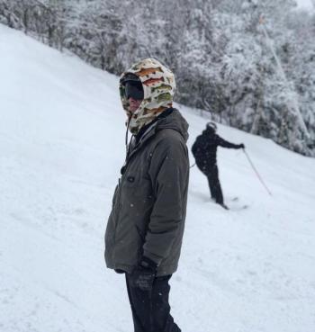 An example of Gnarly Neckies hoodie being worn. (Courtesy photo)