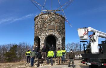 The Star Crew, April 6: Chris Farley, Mark Kelley, Randy Stearns, Arthur Andrews, Casey Leonard, Bob Cochran, Tom Jackson, Jeremy Bisson, Matt Heath, Peter Rollins (Photo courtesy Amy Rollins)