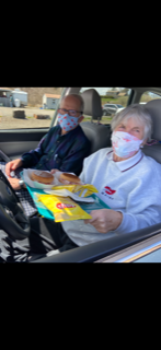 First customers Dick and Hillary Matlack. Photo courtesy Charmen Spearing