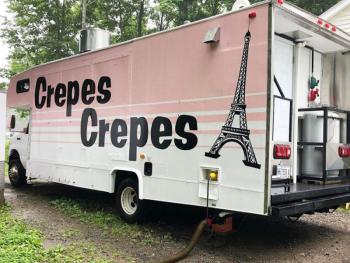 A new breakfast-and-dessert food truck that has opened on the Rockland-Thomaston line. Photo courtesy Crepes Crepes Crepes via Facebook page